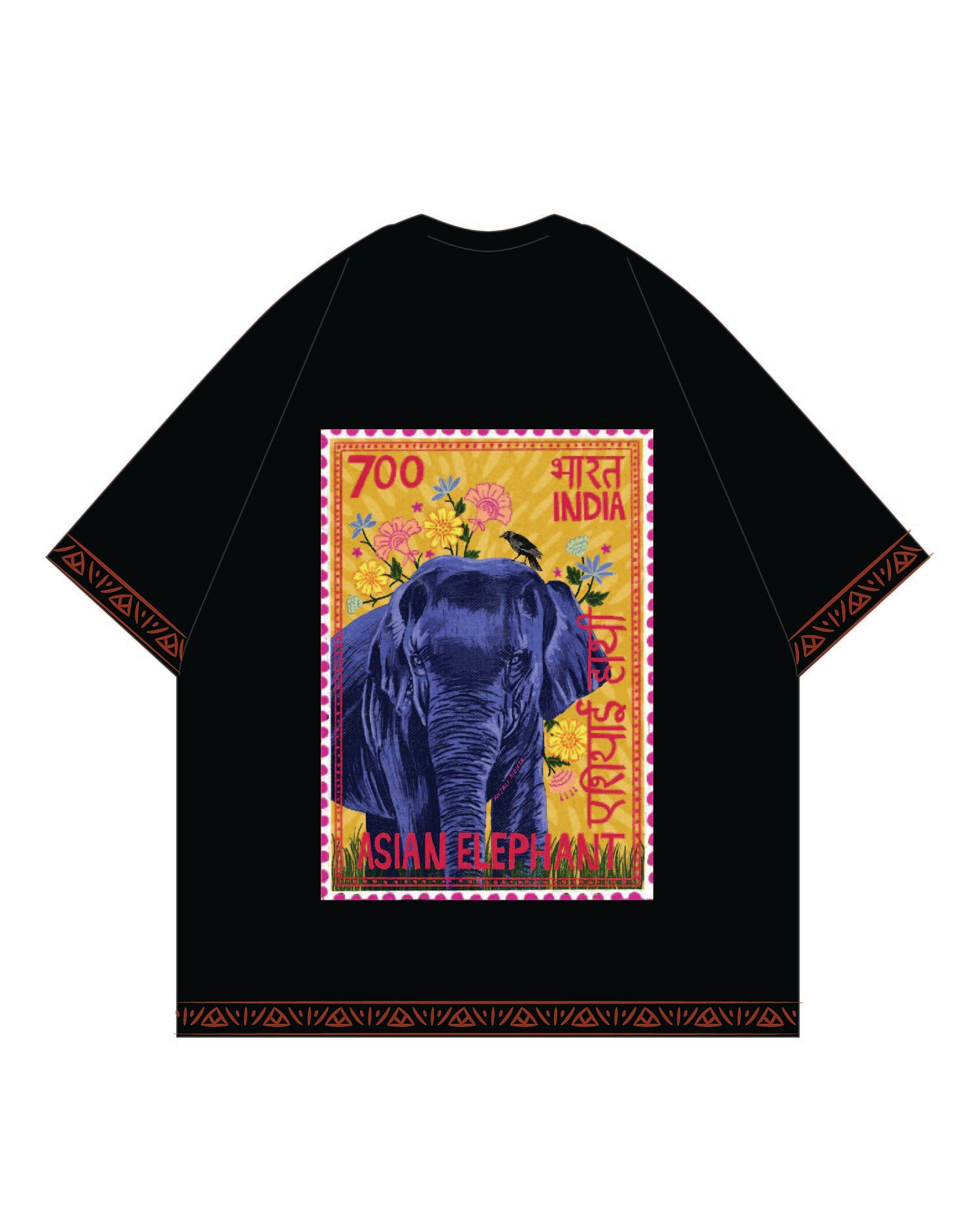 Asian Elephant Oversized T-shirt