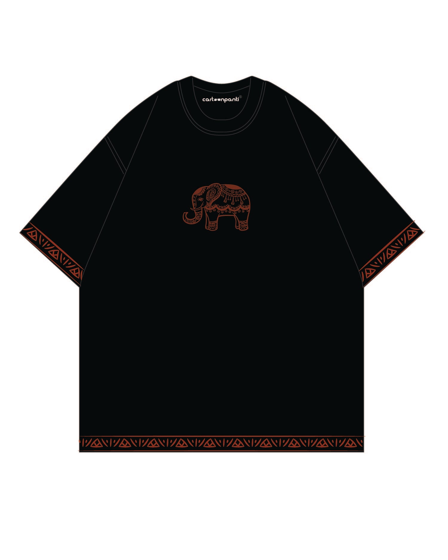Asian Elephant Oversized T-shirt