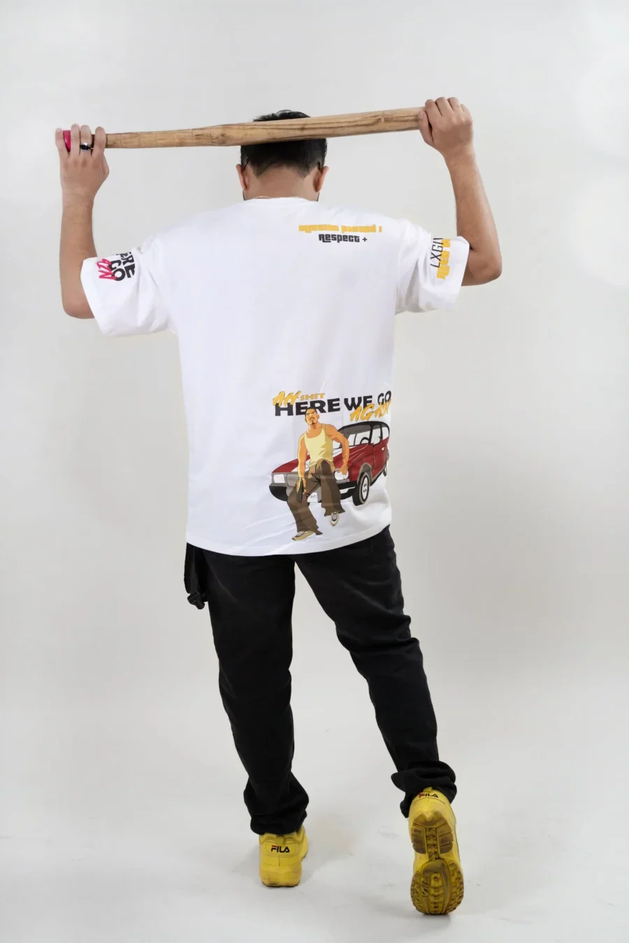 Men oversized t-shirt monsoon outfit India - CartoonPanti