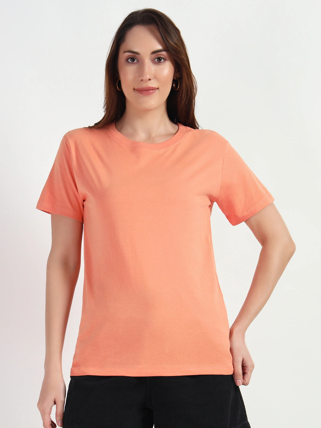 Sunset Women Plain T-shirt