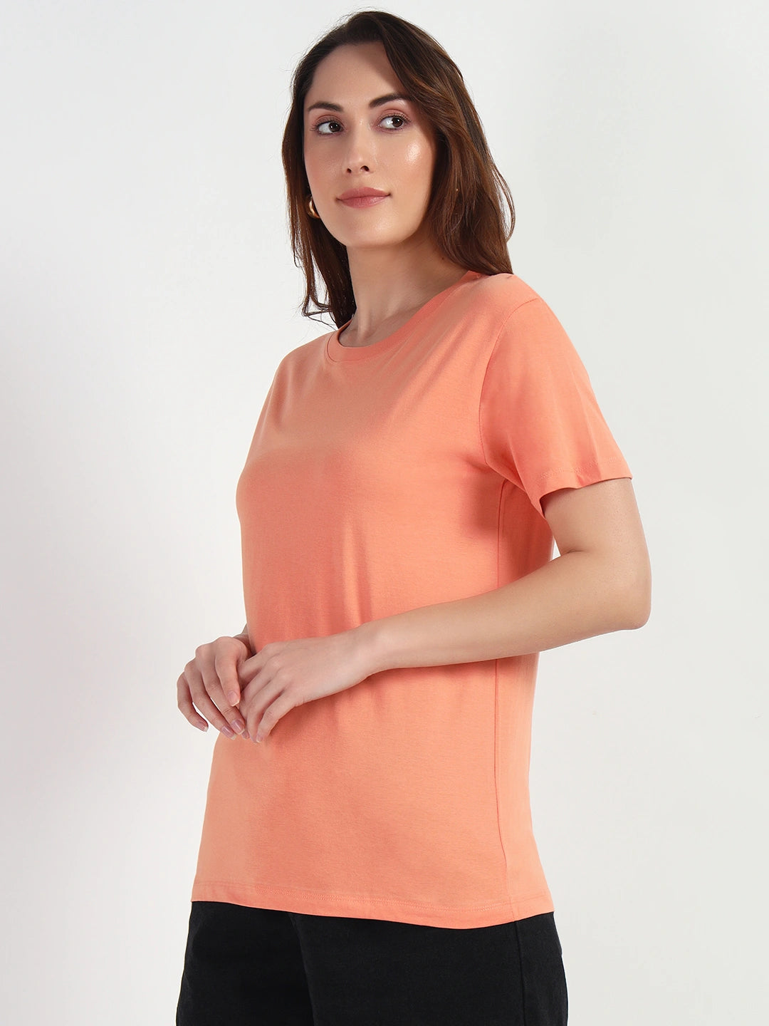 Sunset Women Plain T-shirt