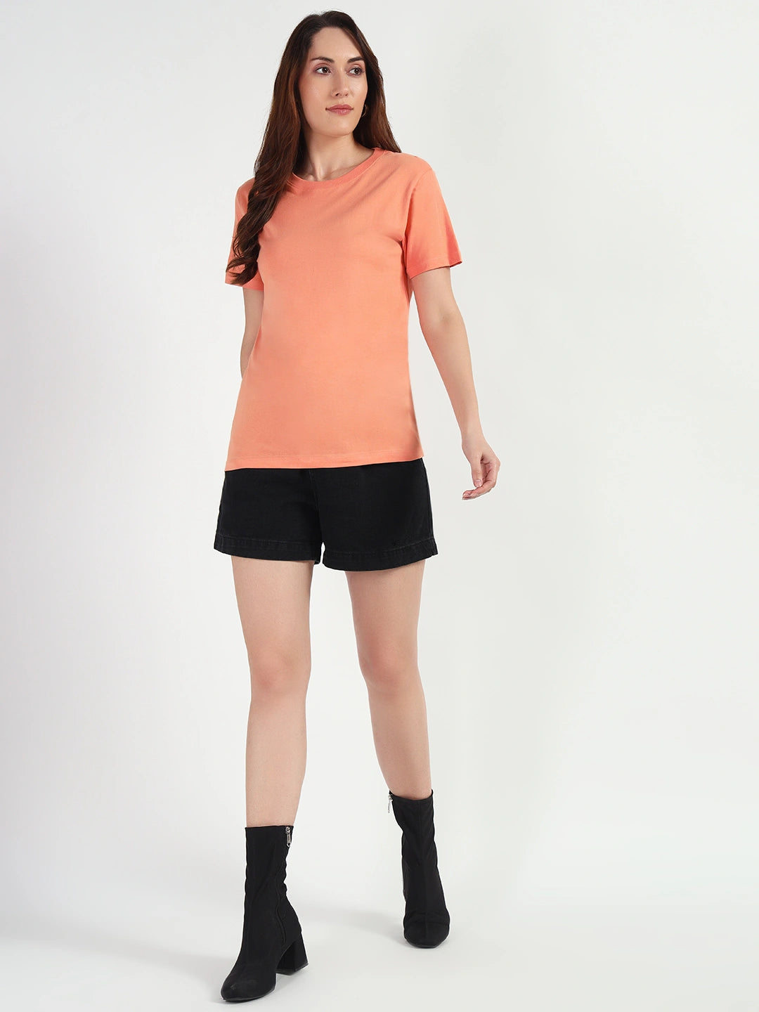 Sunset Women Plain T-shirt