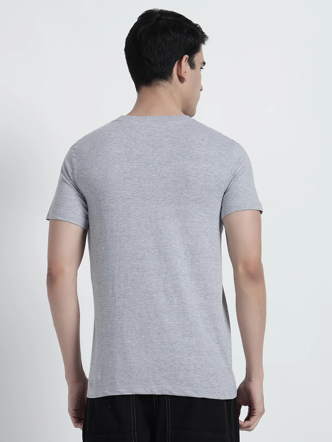 Grey HTR Plain T-shirt