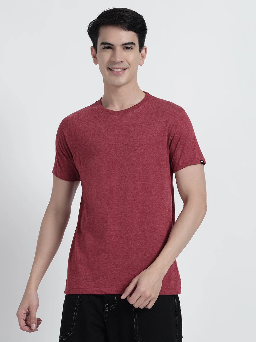 Cardinal HTR Plain T-shirt