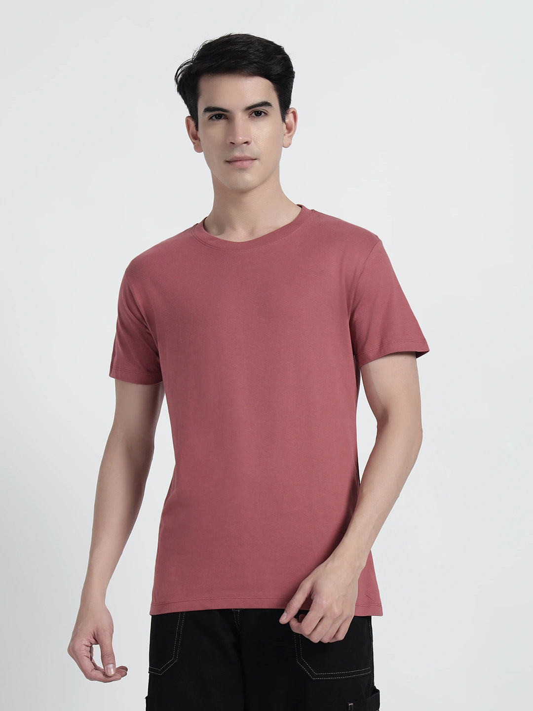 Mauve Plain T-shirt