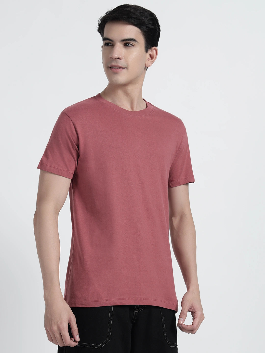 Mauve Plain T-shirt