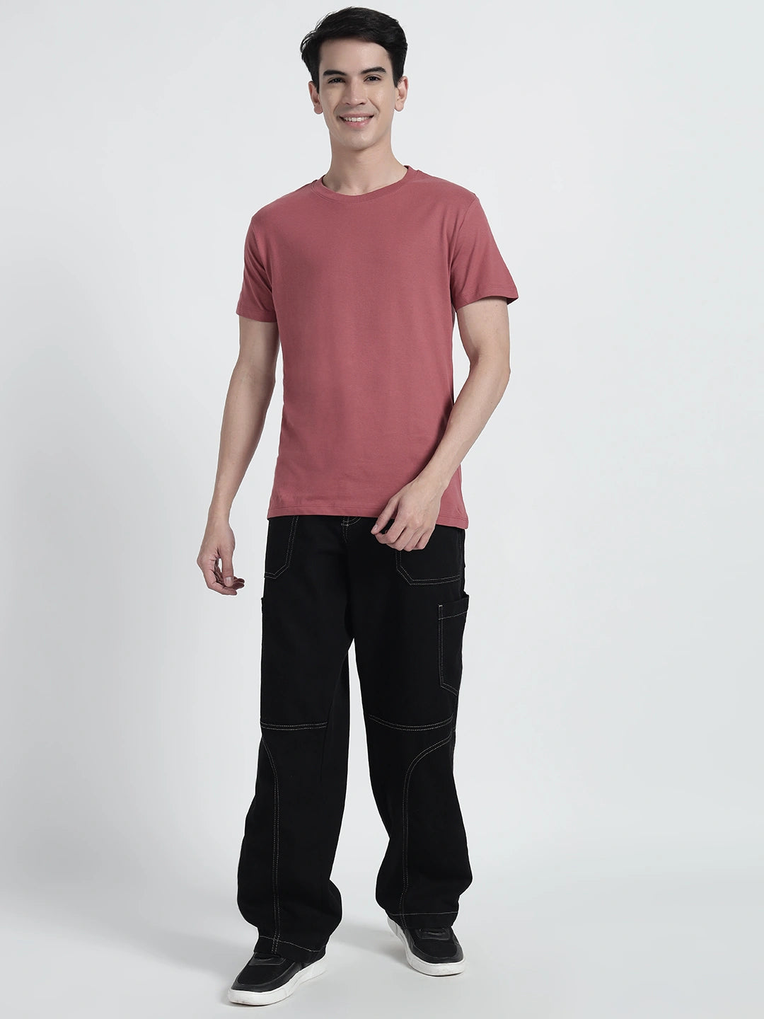 Mauve Plain T-shirt