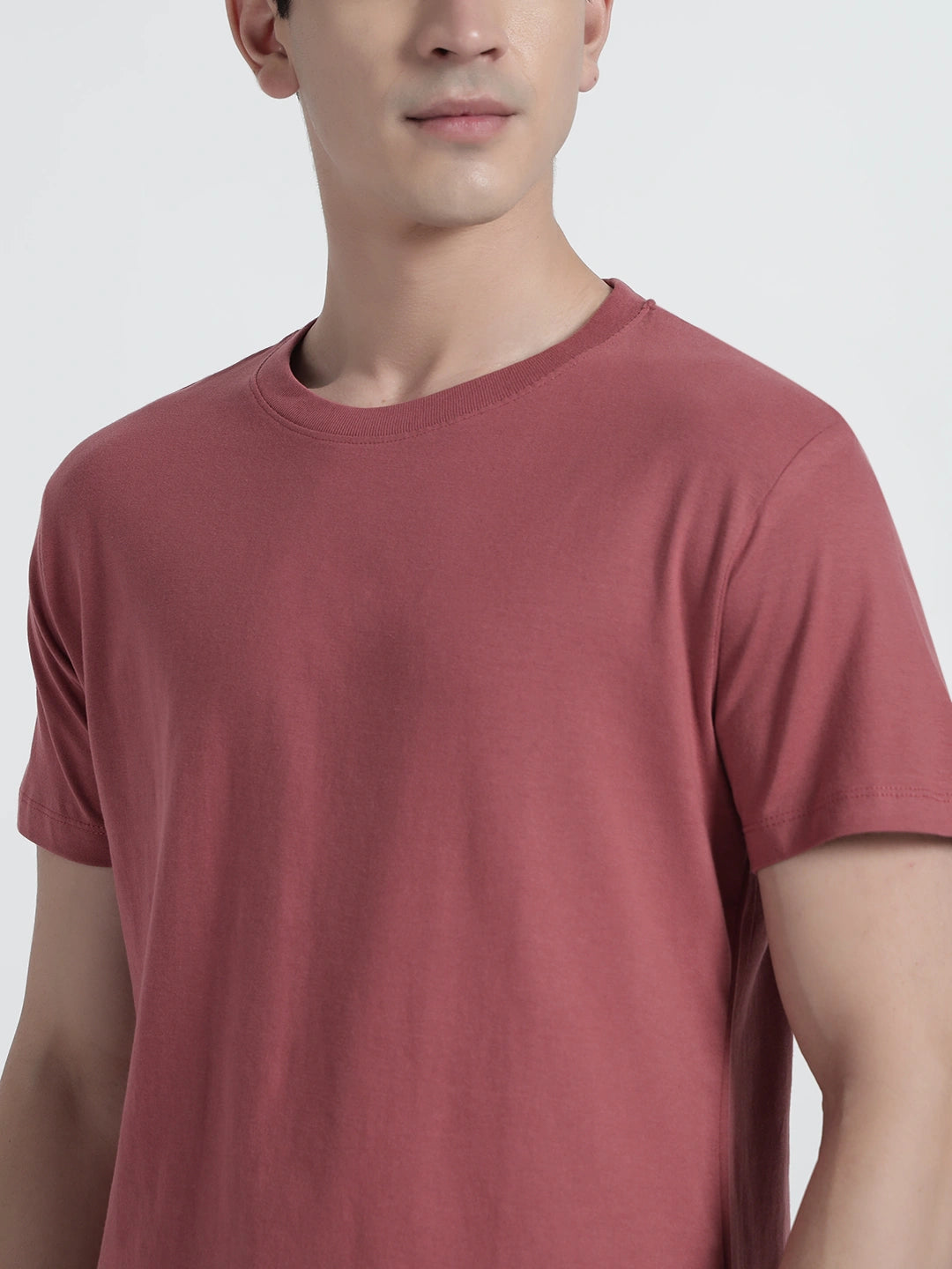 Mauve Plain T-shirt