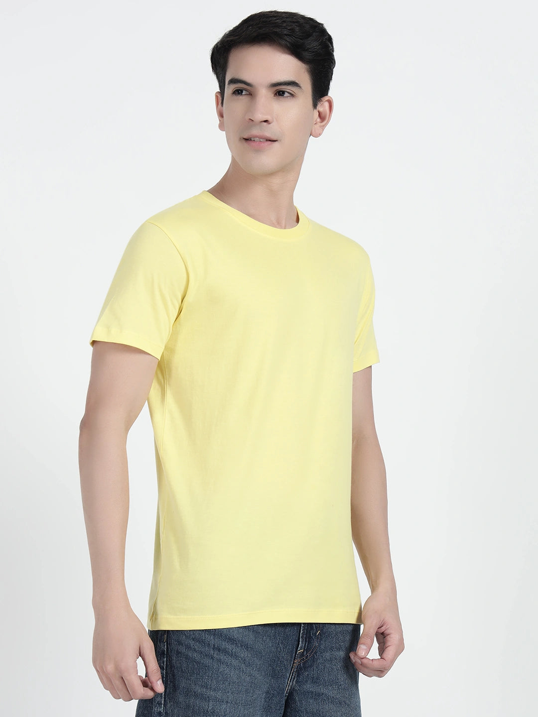 Yellow Plain T-shirt