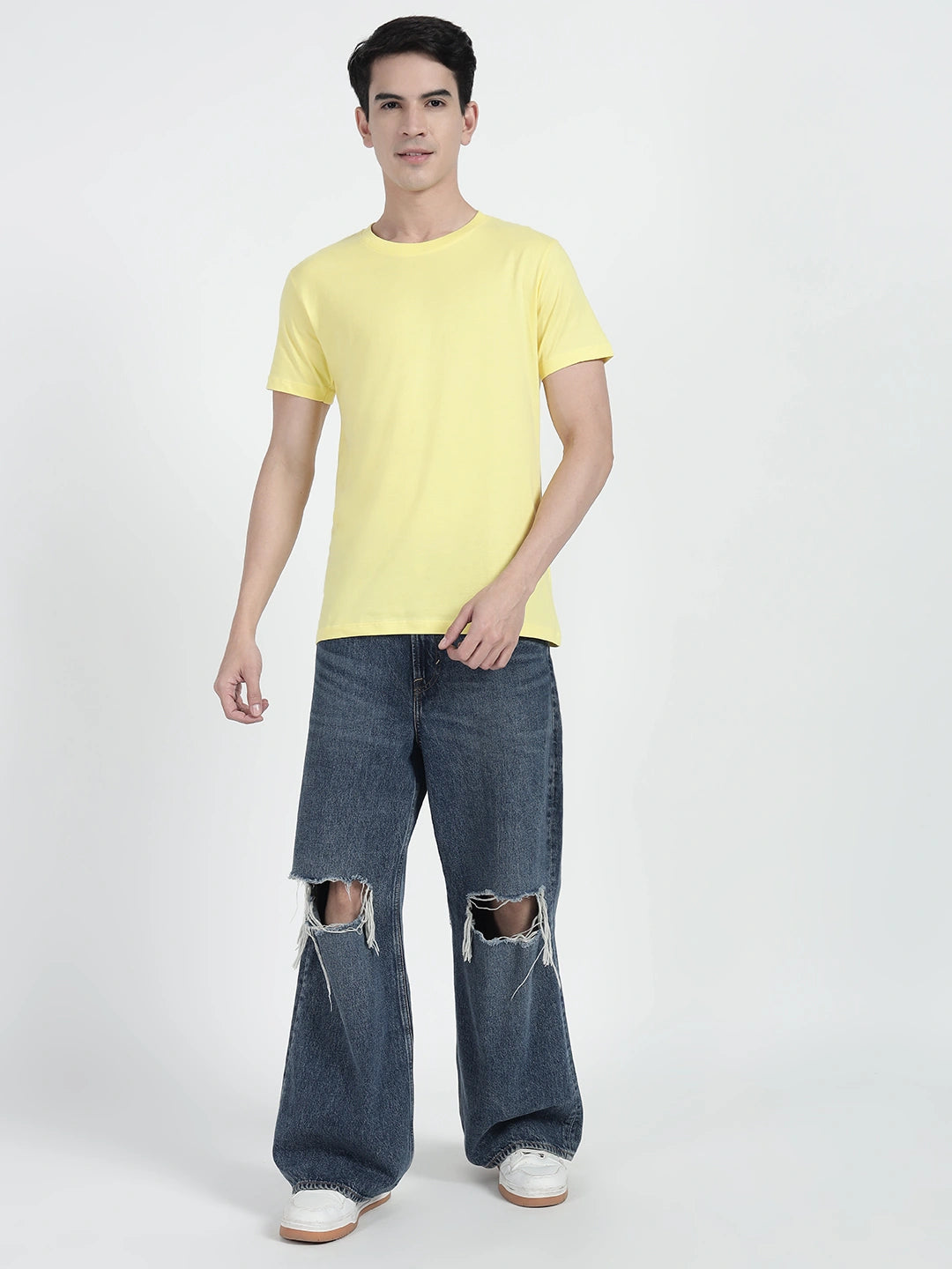 Yellow Plain T-shirt