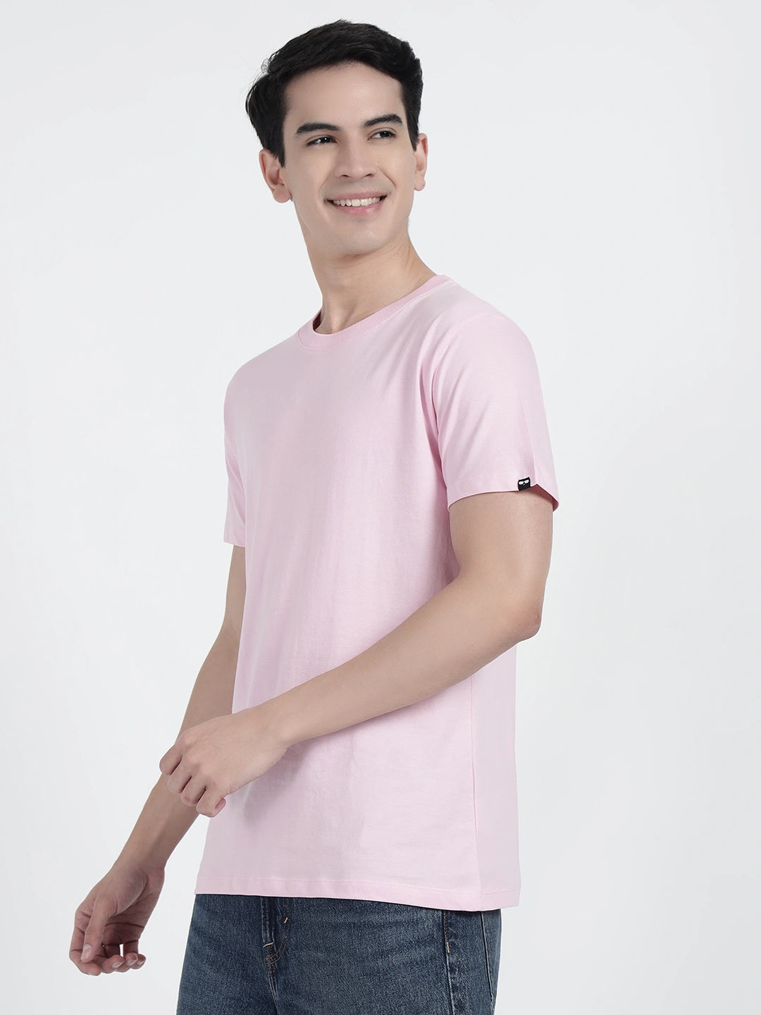 Soft Pink Plain T-shirt