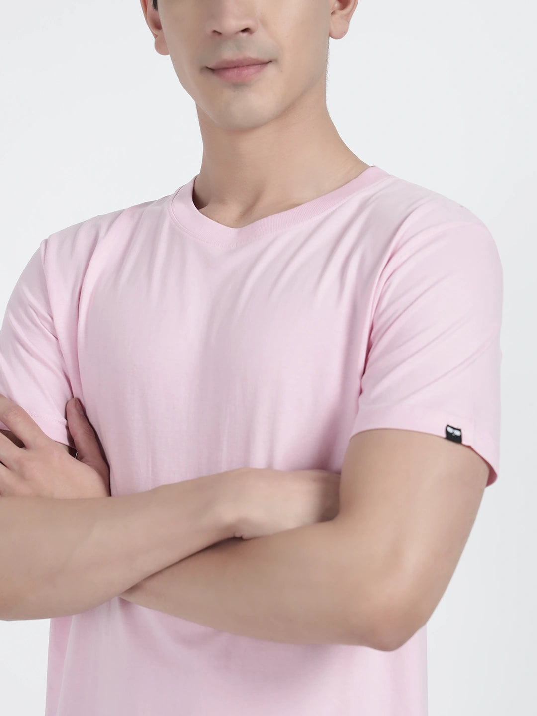 Soft Pink Plain T-shirt