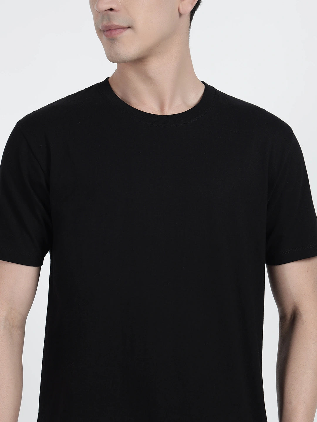 Black Plain T-shirt