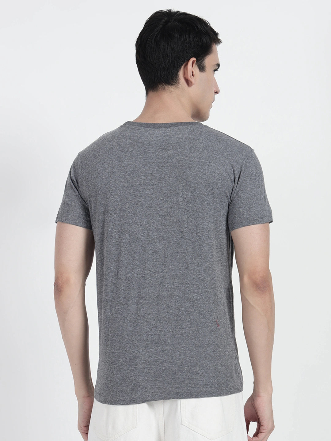 Dark Grey HTR Plain T-shirt