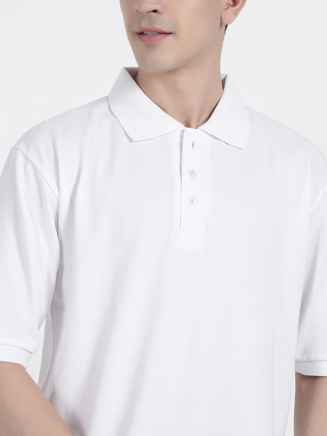 White Oversized Polo