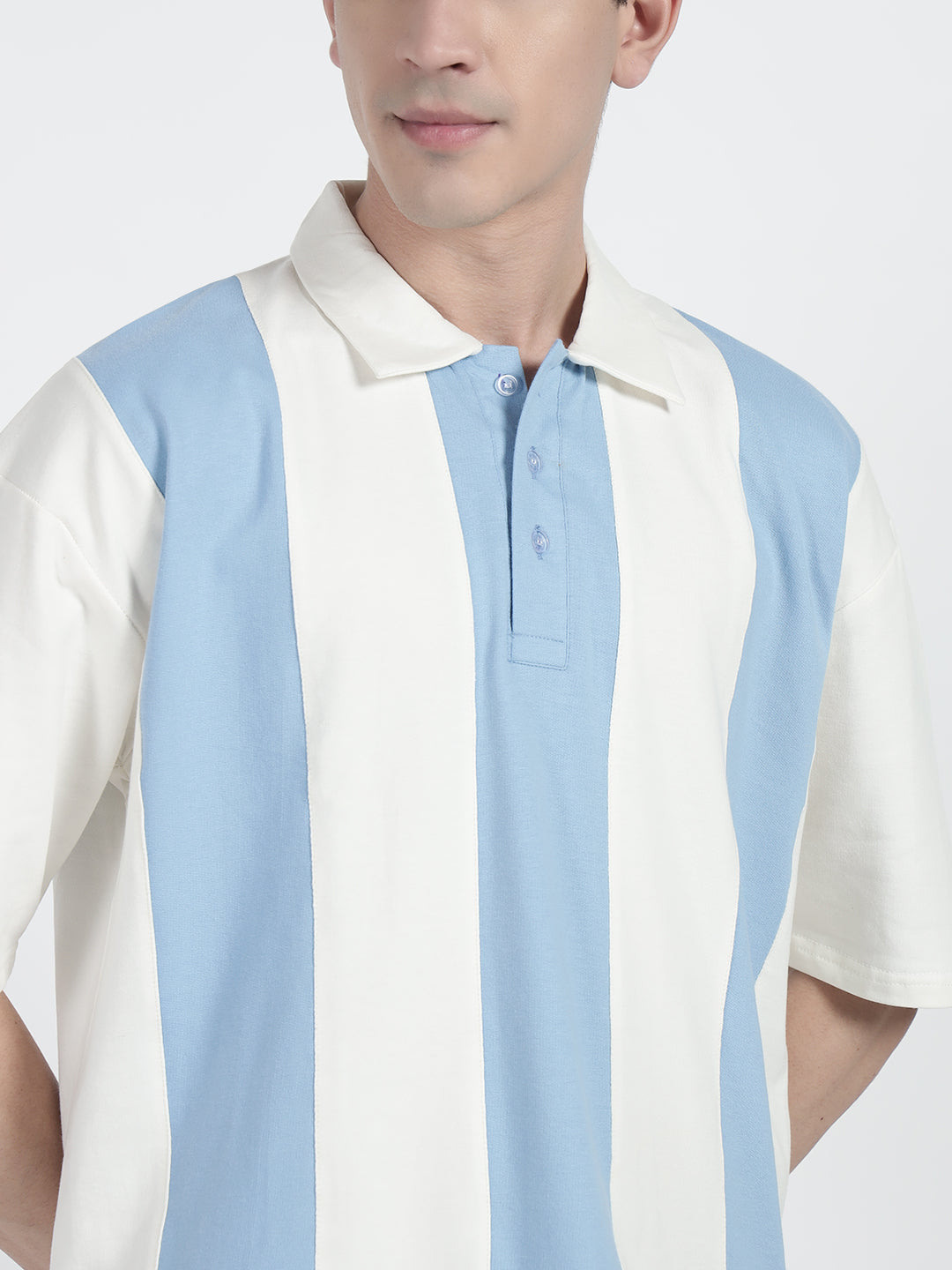 Striped Oversized Polo