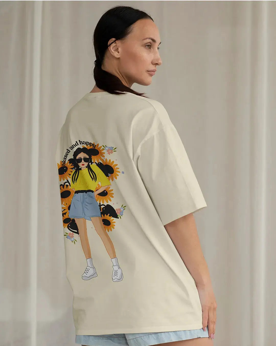 CP Original Sunflower Women Oversized T-shirt cartoonpantii