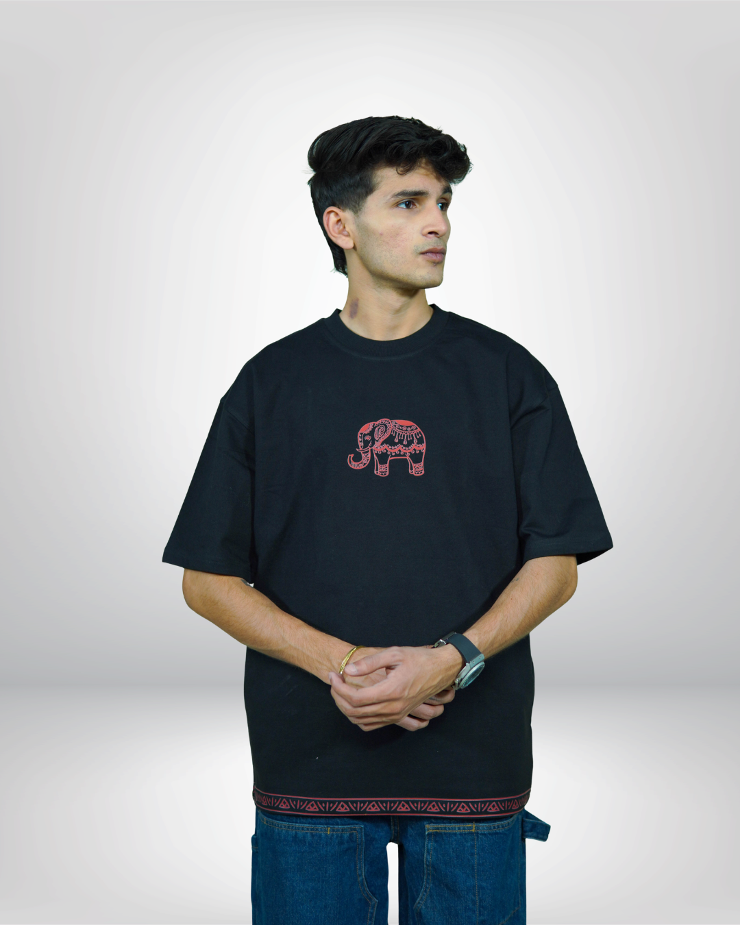 Asian Elephant Oversized T-shirt