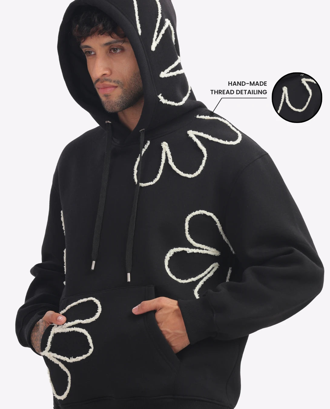 Appliqués Oversized Unisex Hoodies