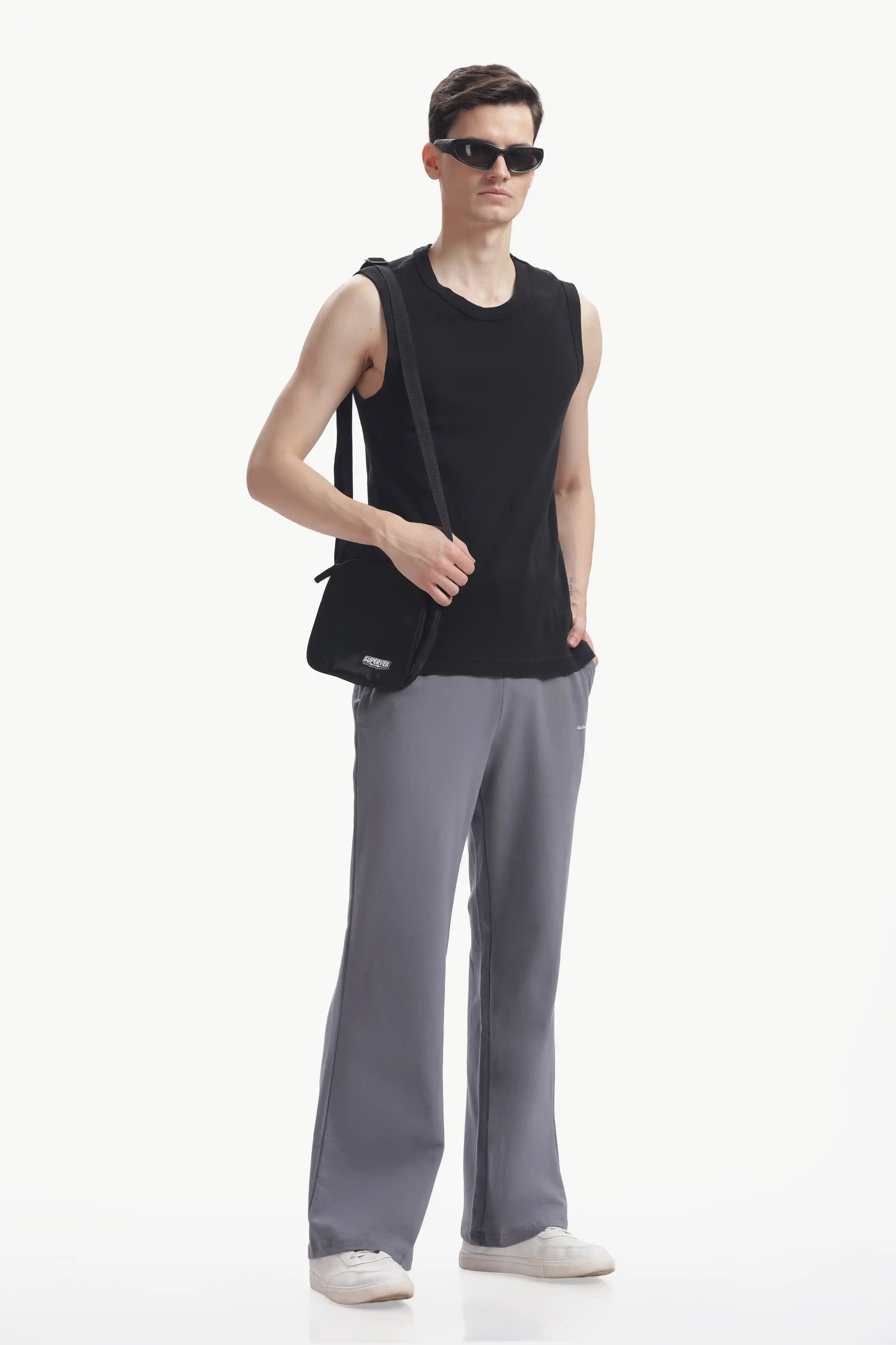 Korean Grey Joggers Unisex