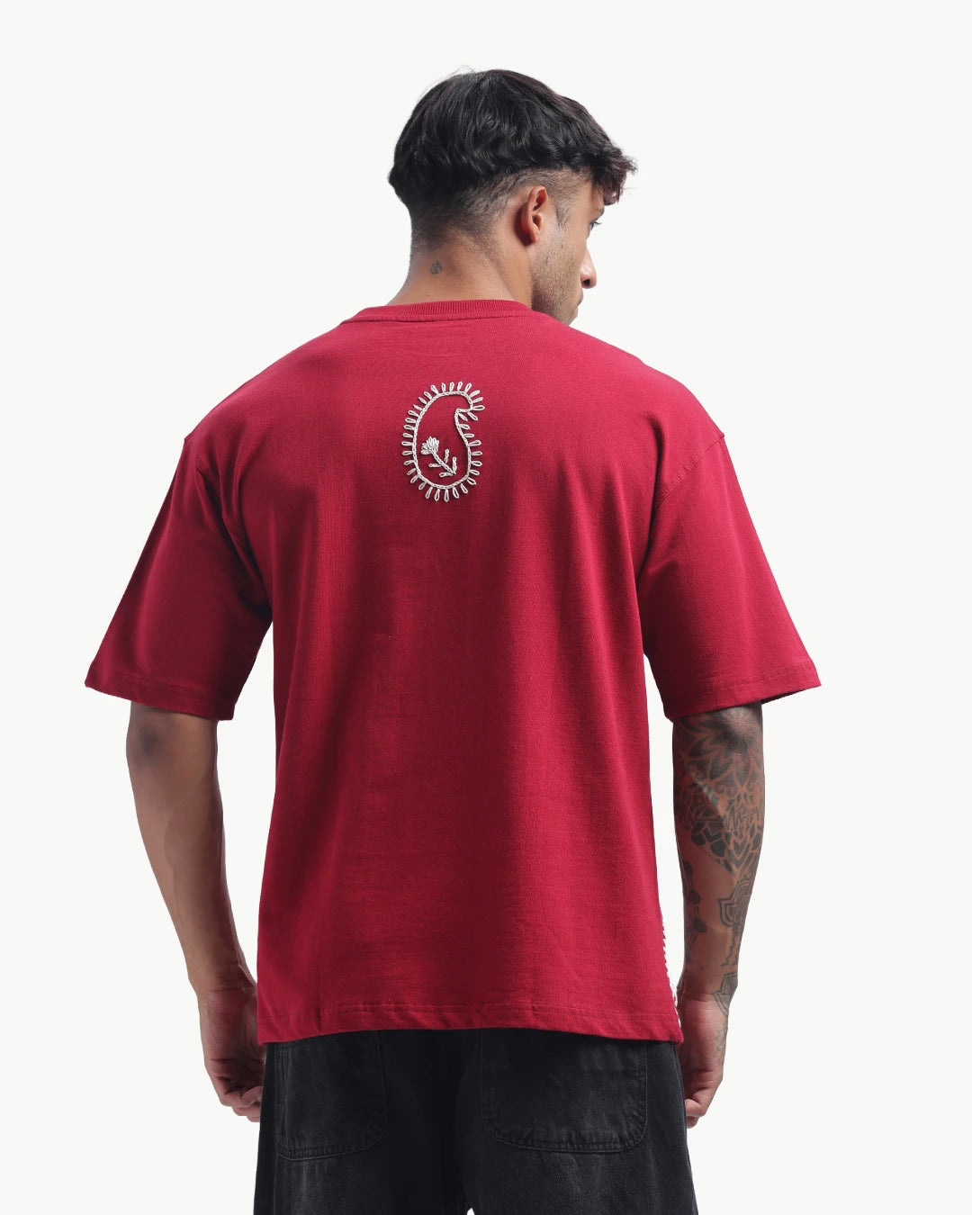 Paisley Embroidery T-shirt