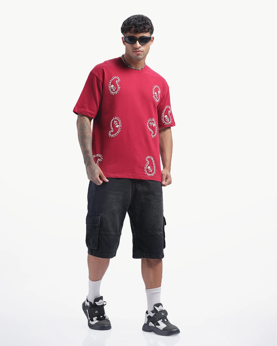 Paisley Embroidery T-shirt