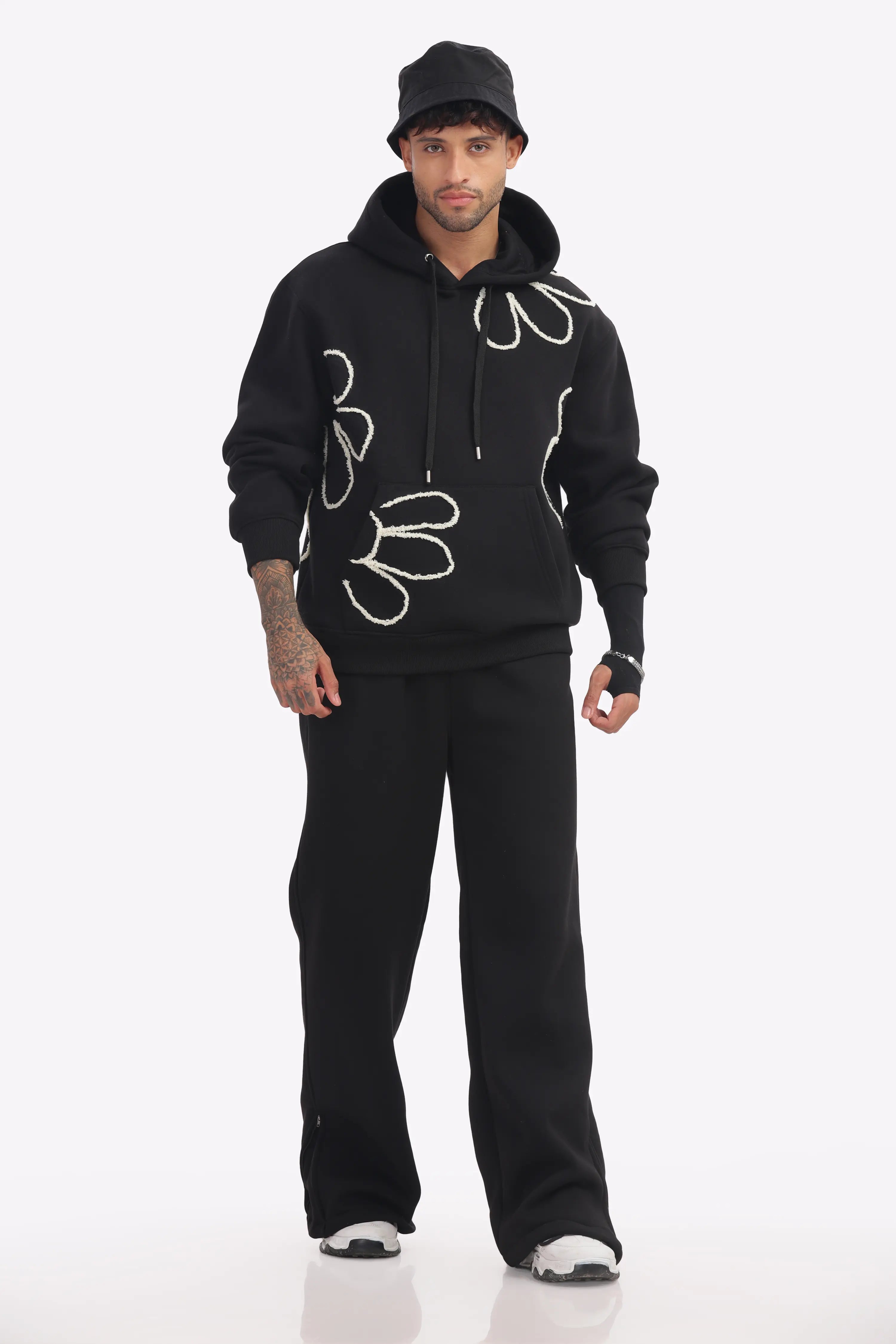 Appliqués Oversized Unisex Hoodies