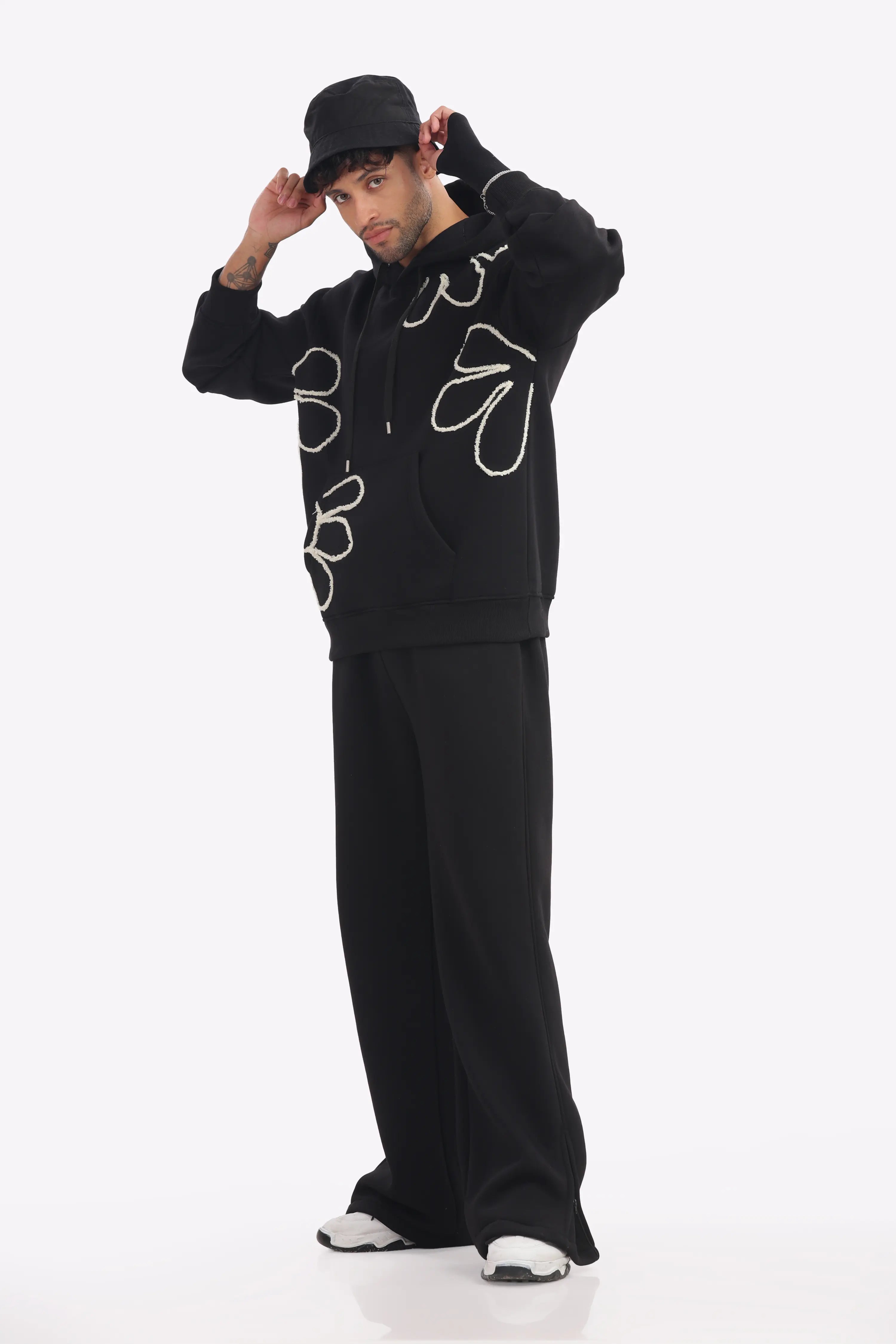 Appliqués Oversized Unisex Hoodies