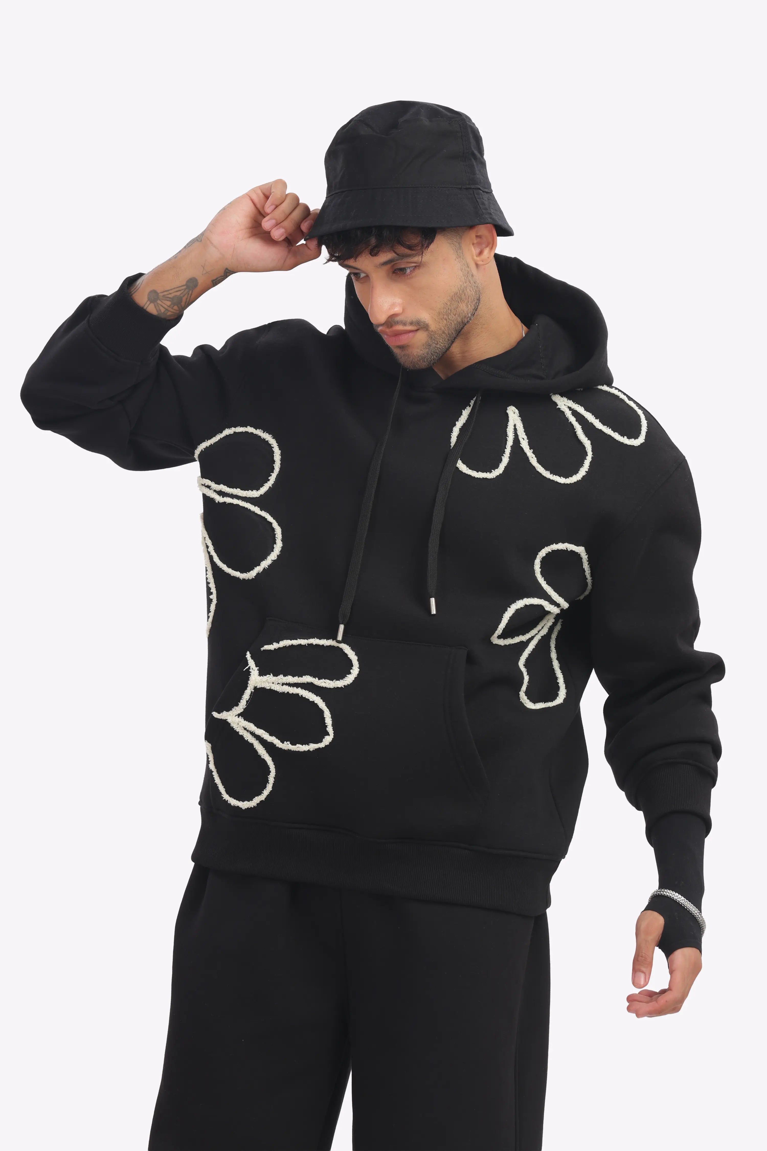 Appliqués Oversized Unisex Hoodies