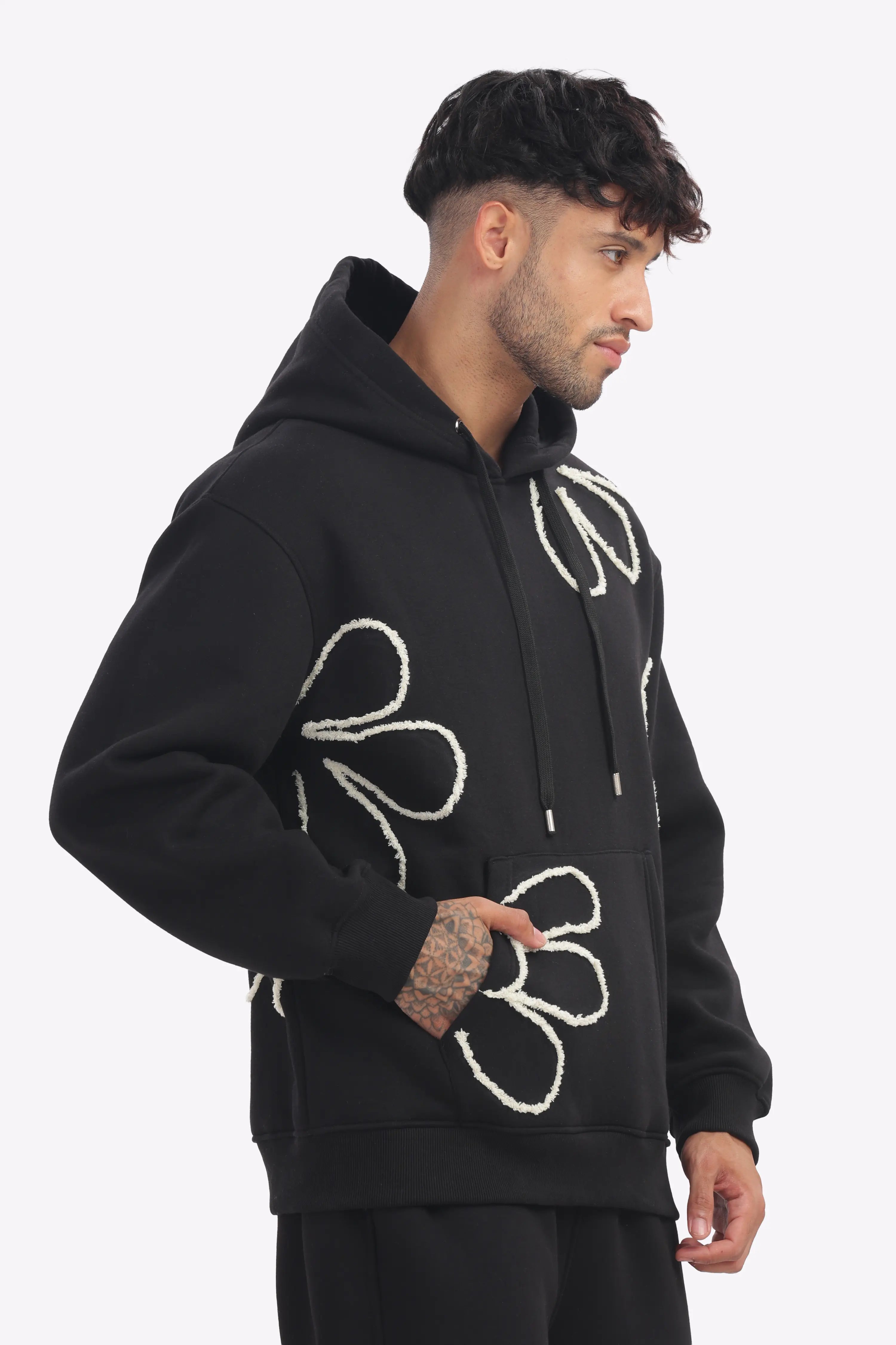 Appliqués Oversized Unisex Hoodies