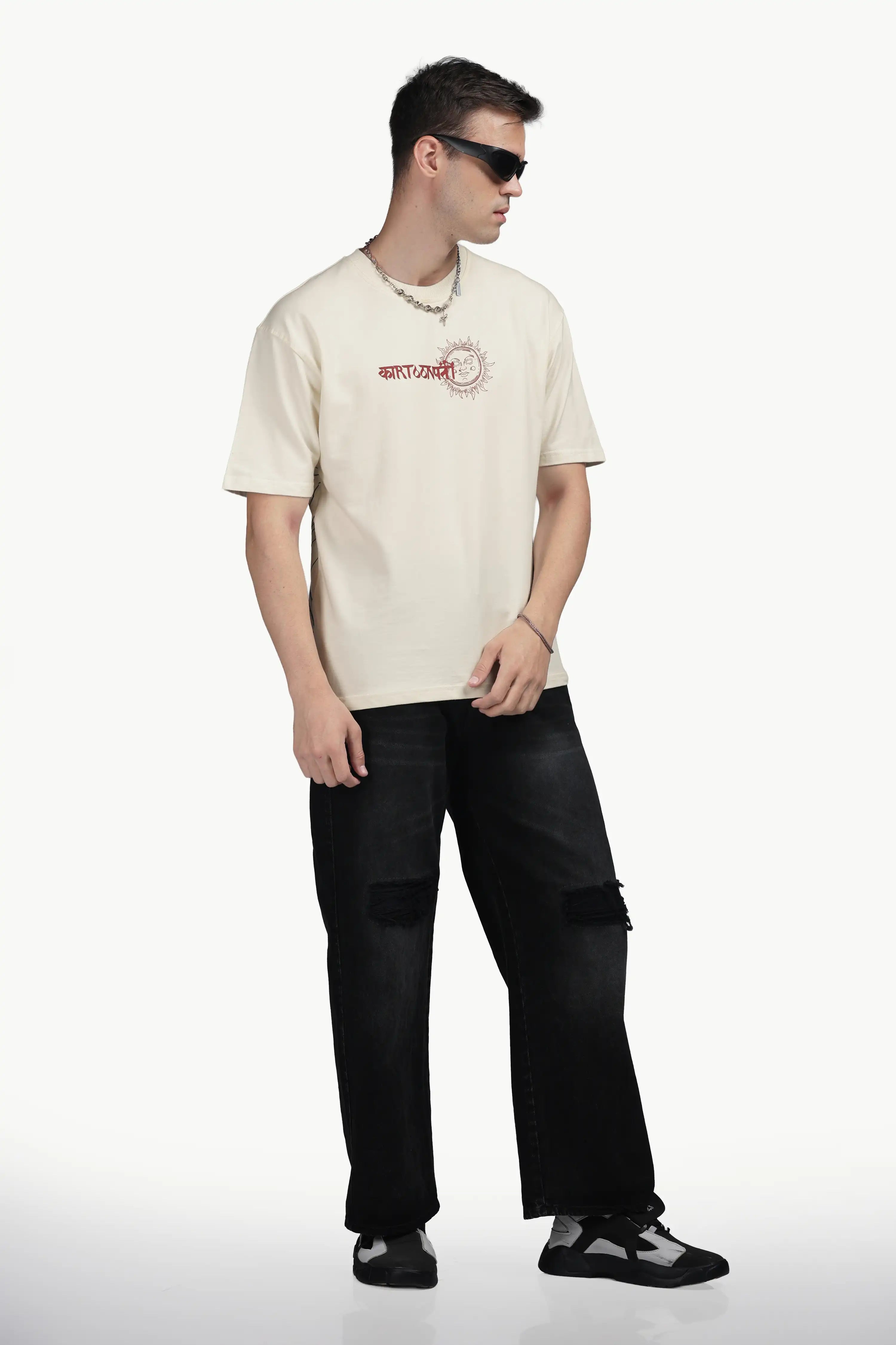 Sunwave off white oversized T-shirt