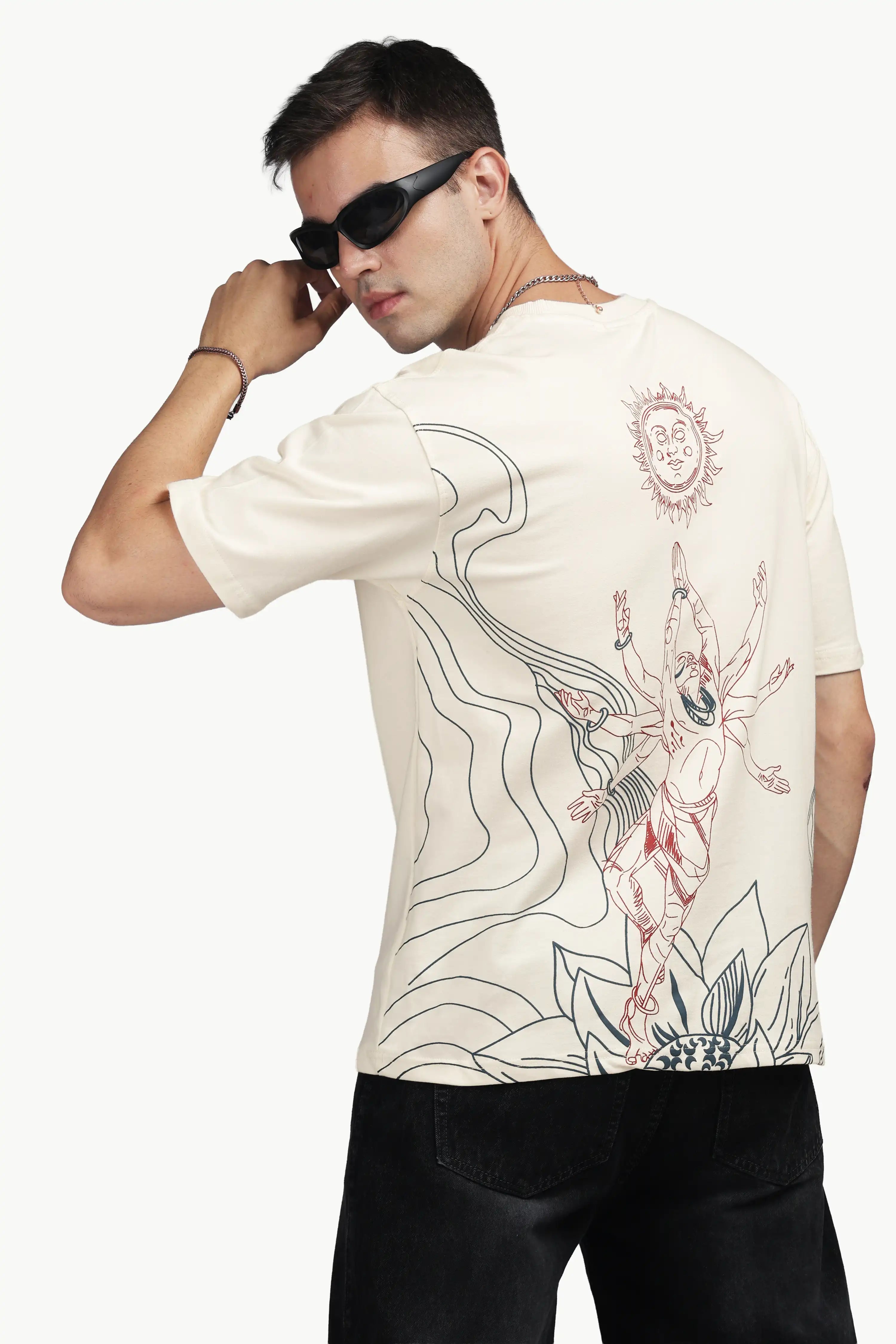 Sunwave off white oversized T-shirt