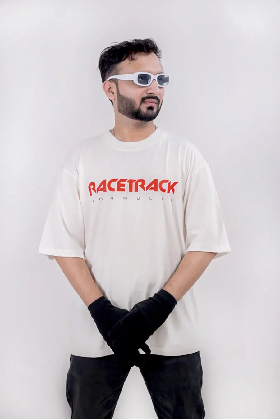 Racetrack Oversized T-shirt cartoonpantii