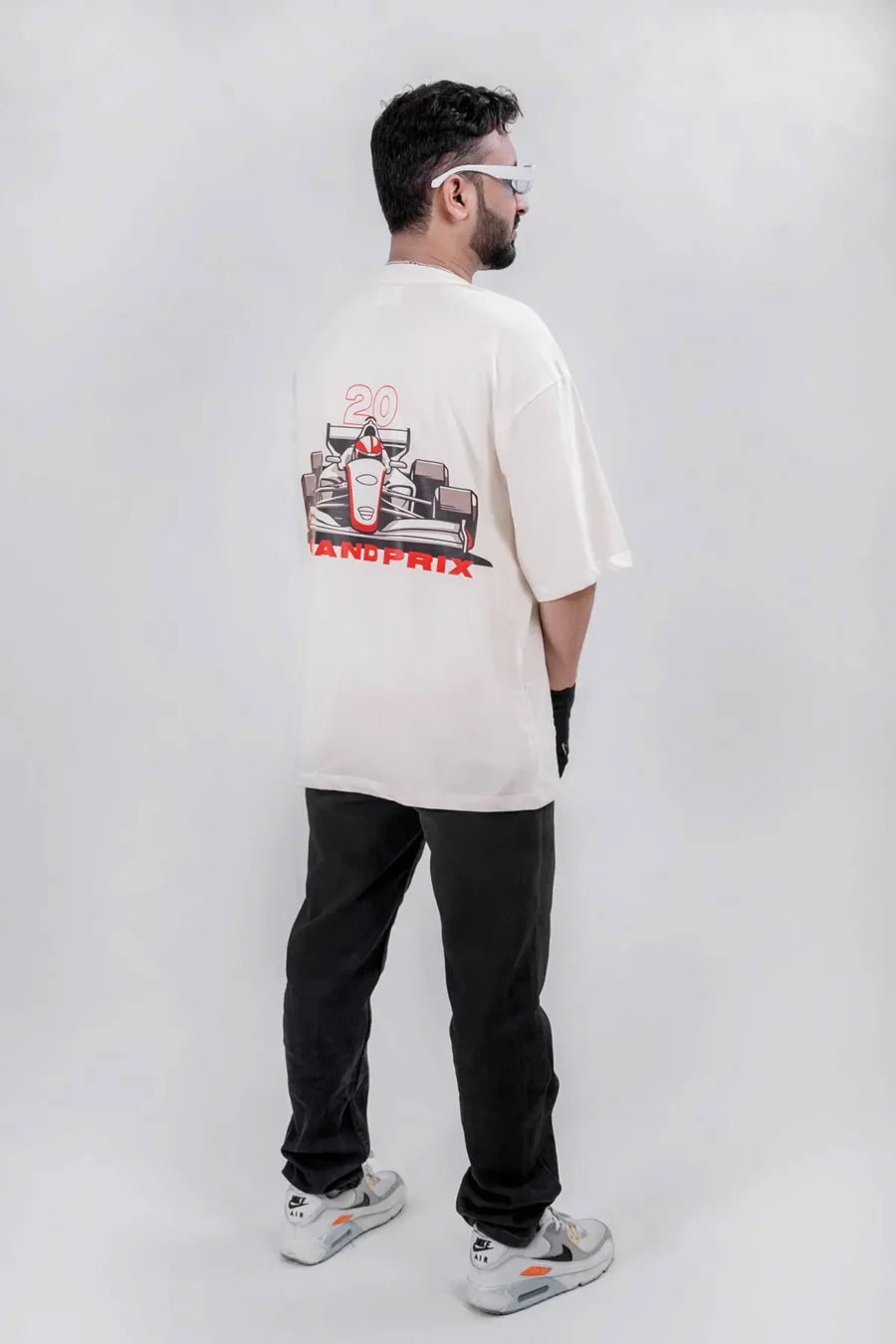 Racetrack Oversized T-shirt cartoonpantii