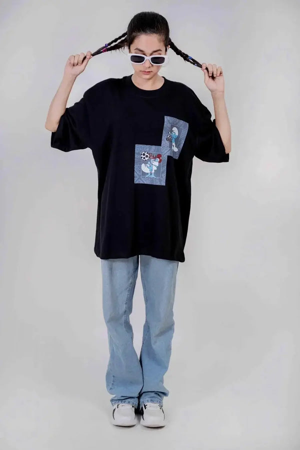 Smurf Women Oversized T-shirt