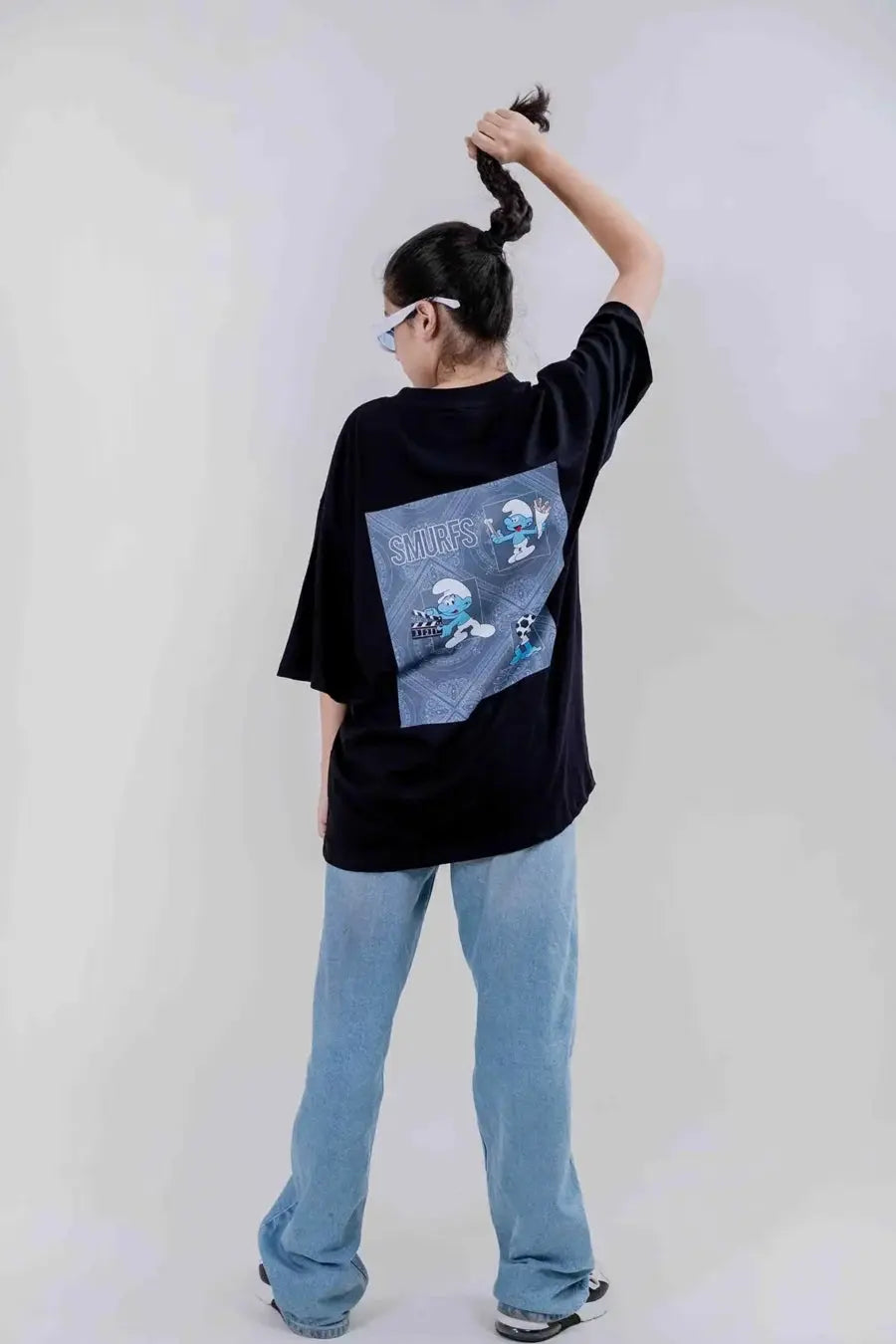 Smurf oversized T-shirt cartoonpantii