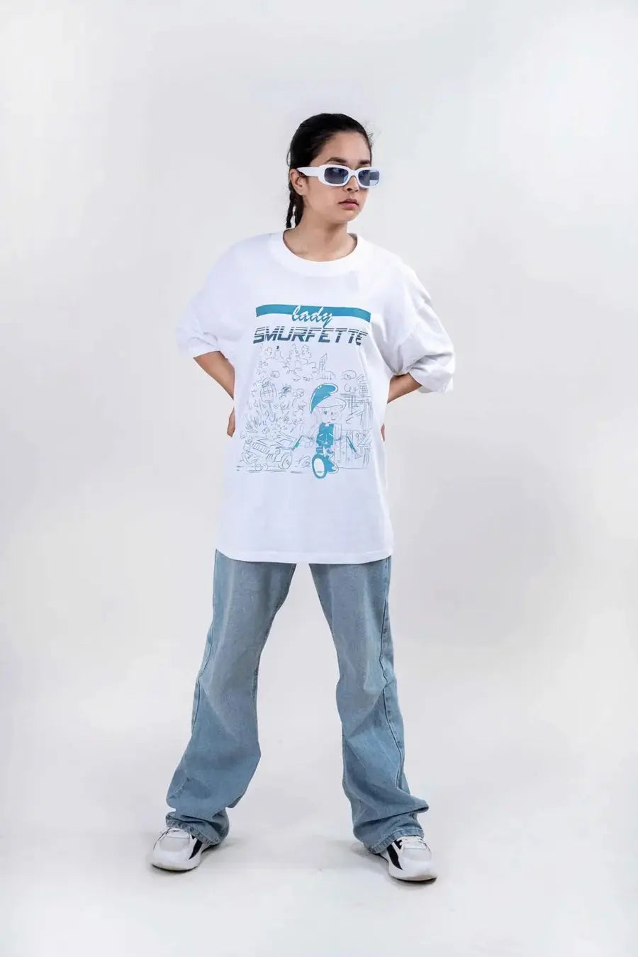 Lady Smurf Oversized T-shirt cartoonpantii