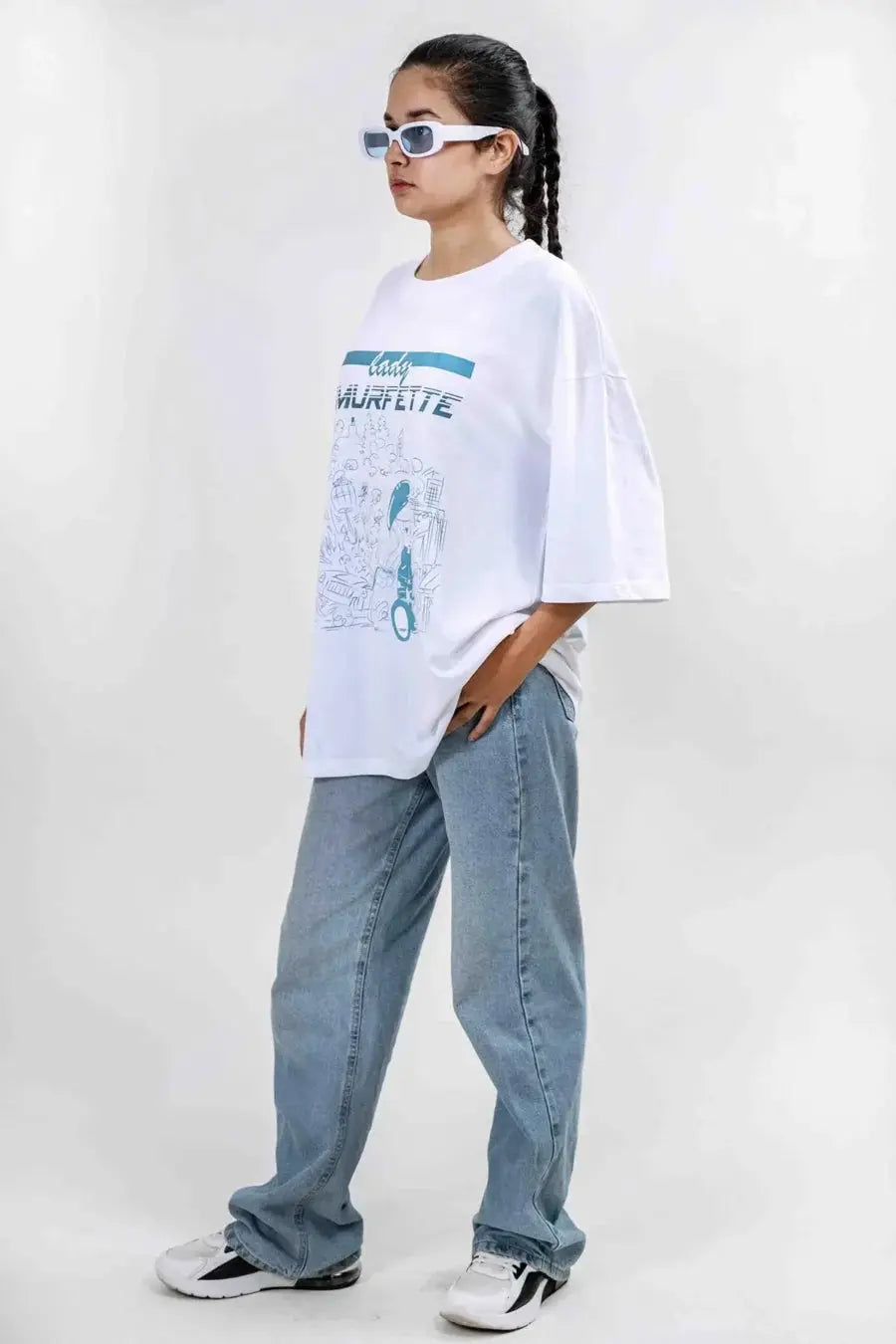 Lady Smurf Oversized T-shirt cartoonpantii