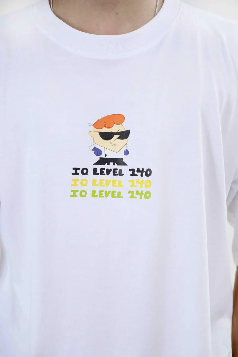 IQ Level 140 Dexter Men Oversized T-shirt cartoonpantii