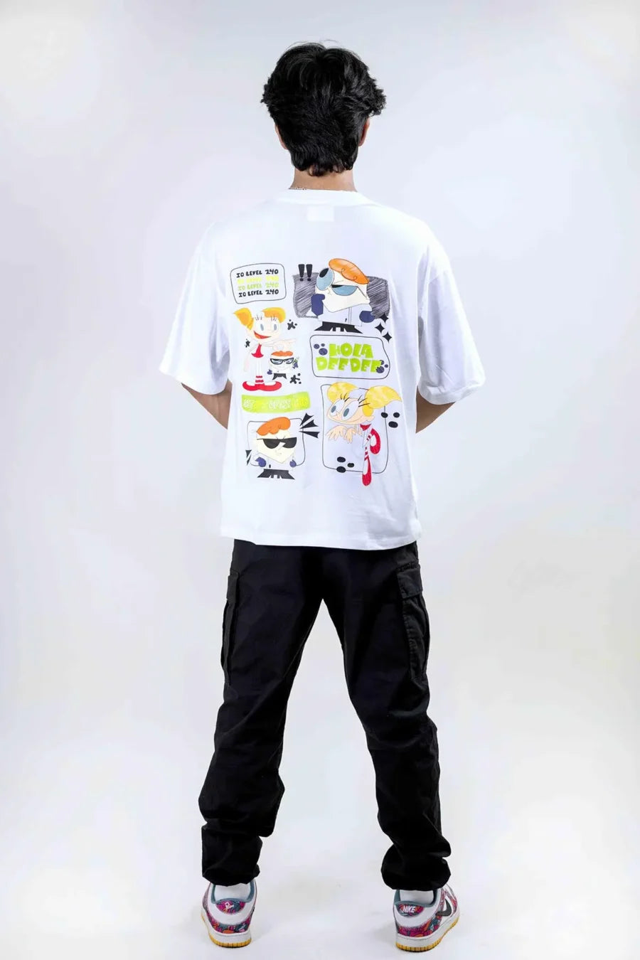 IQ Level 140 Dexter Men Oversized T-shirt cartoonpantii