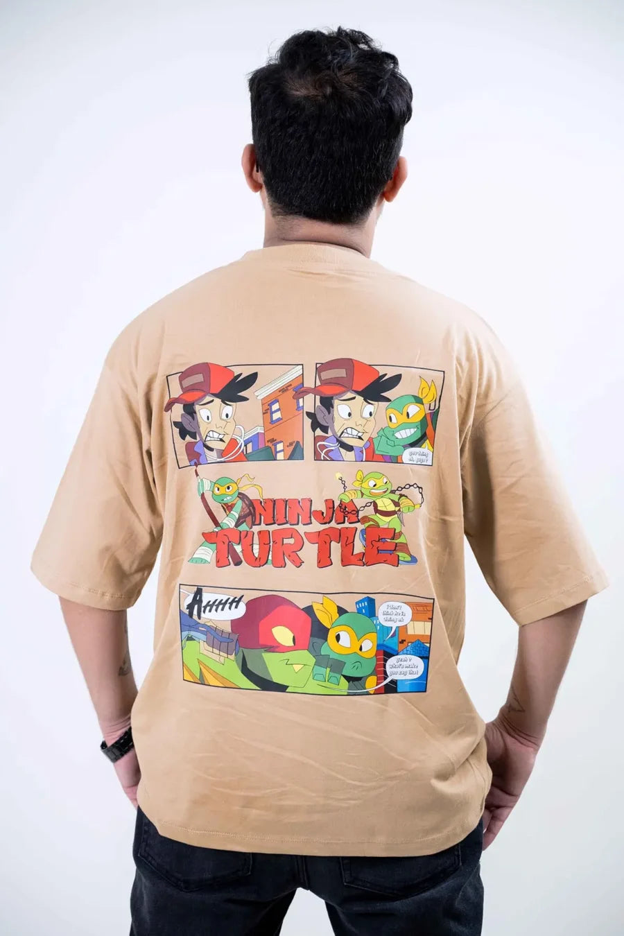 Ninja Turtle Oversized T-shirt cartoonpantii