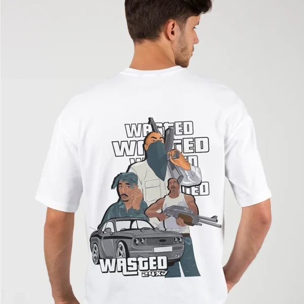 Wasted 24*7 Oversized T-shirt cartoonpantii