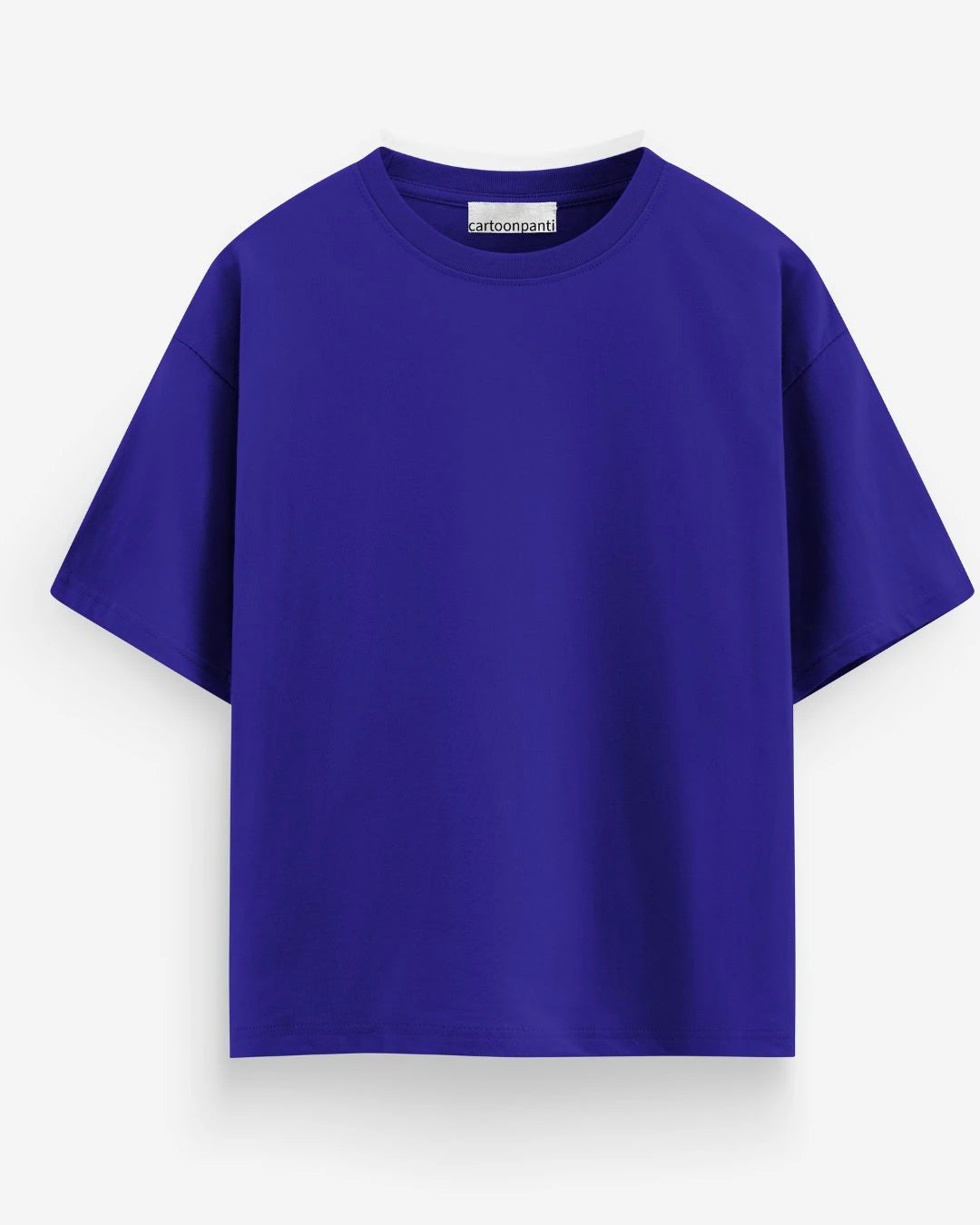 Blue Oversized t-shirt  mood tee by Cartoonpanti india