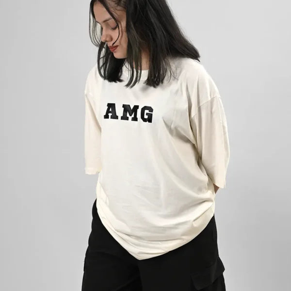 AMG Women Oversized  T-shirt cartoonpantii