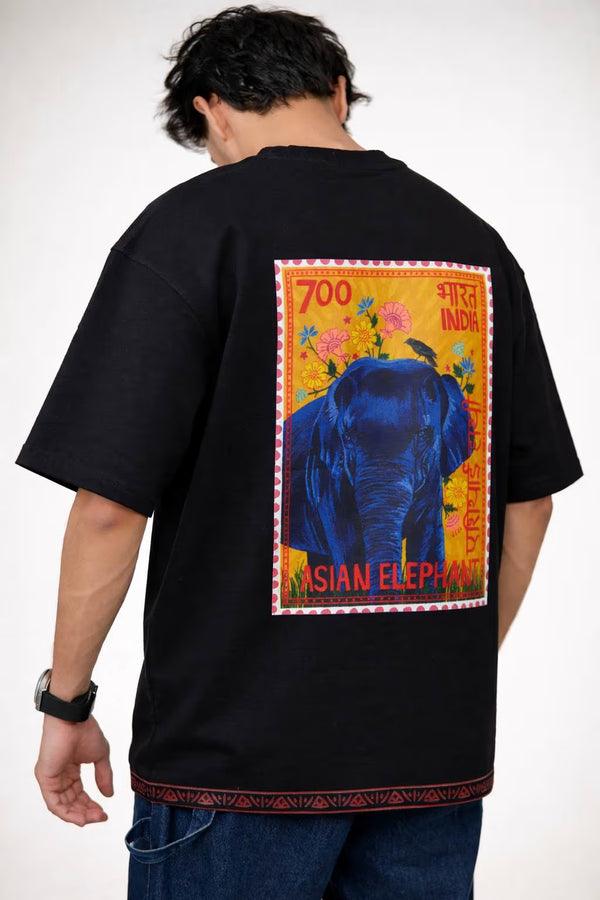Asian Elephant Oversized T-shirt