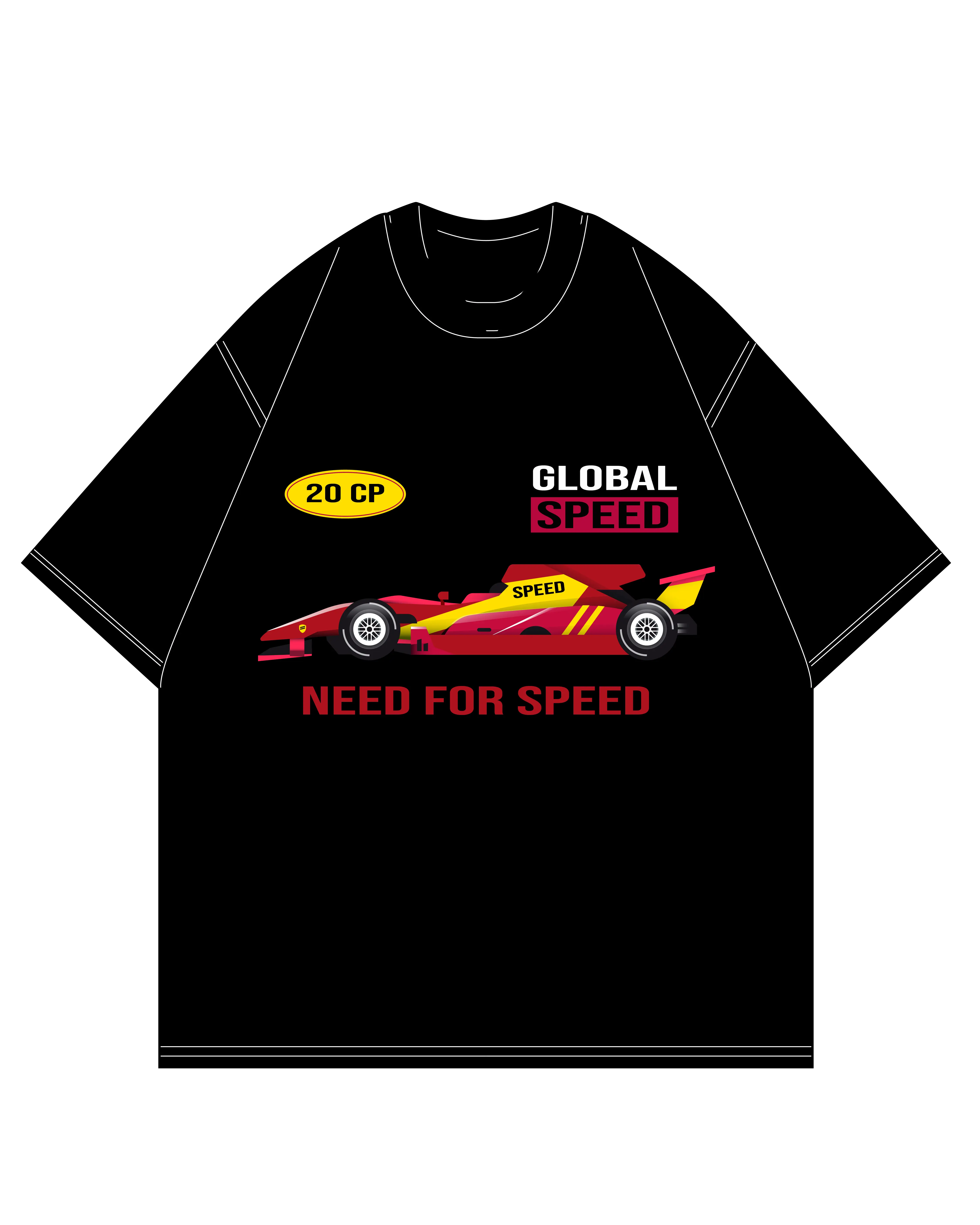 Need For Speed Oversized T-shirt cartoonpantii