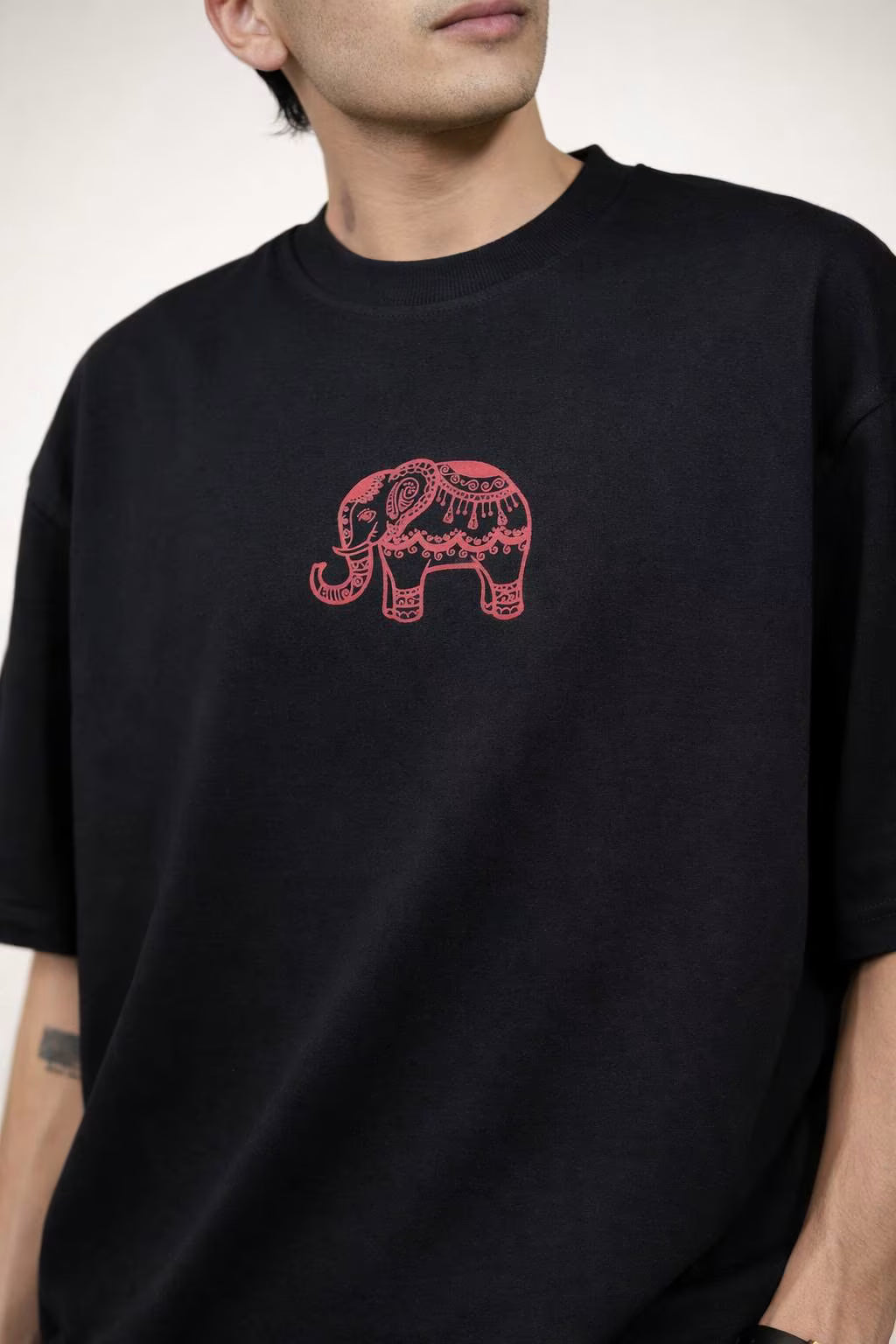 Asian Elephant Oversized T-shirt