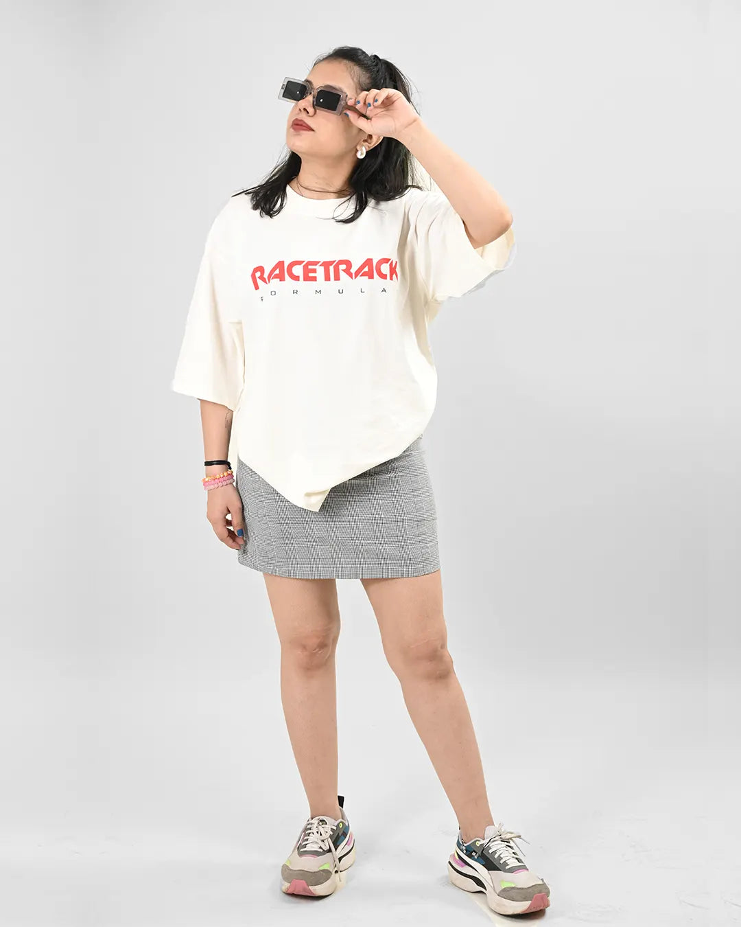 Racetrack Women Oversized T-shirt cartoonpantii