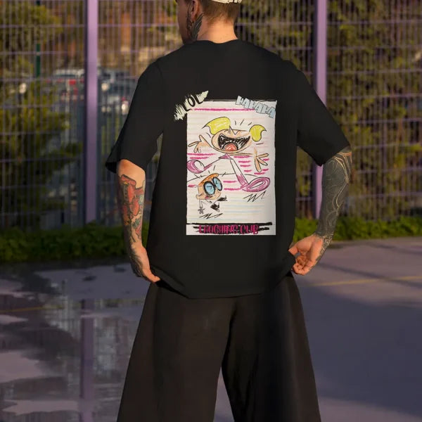 Laughing  Club Men Oversized T-shirt cartoonpantii