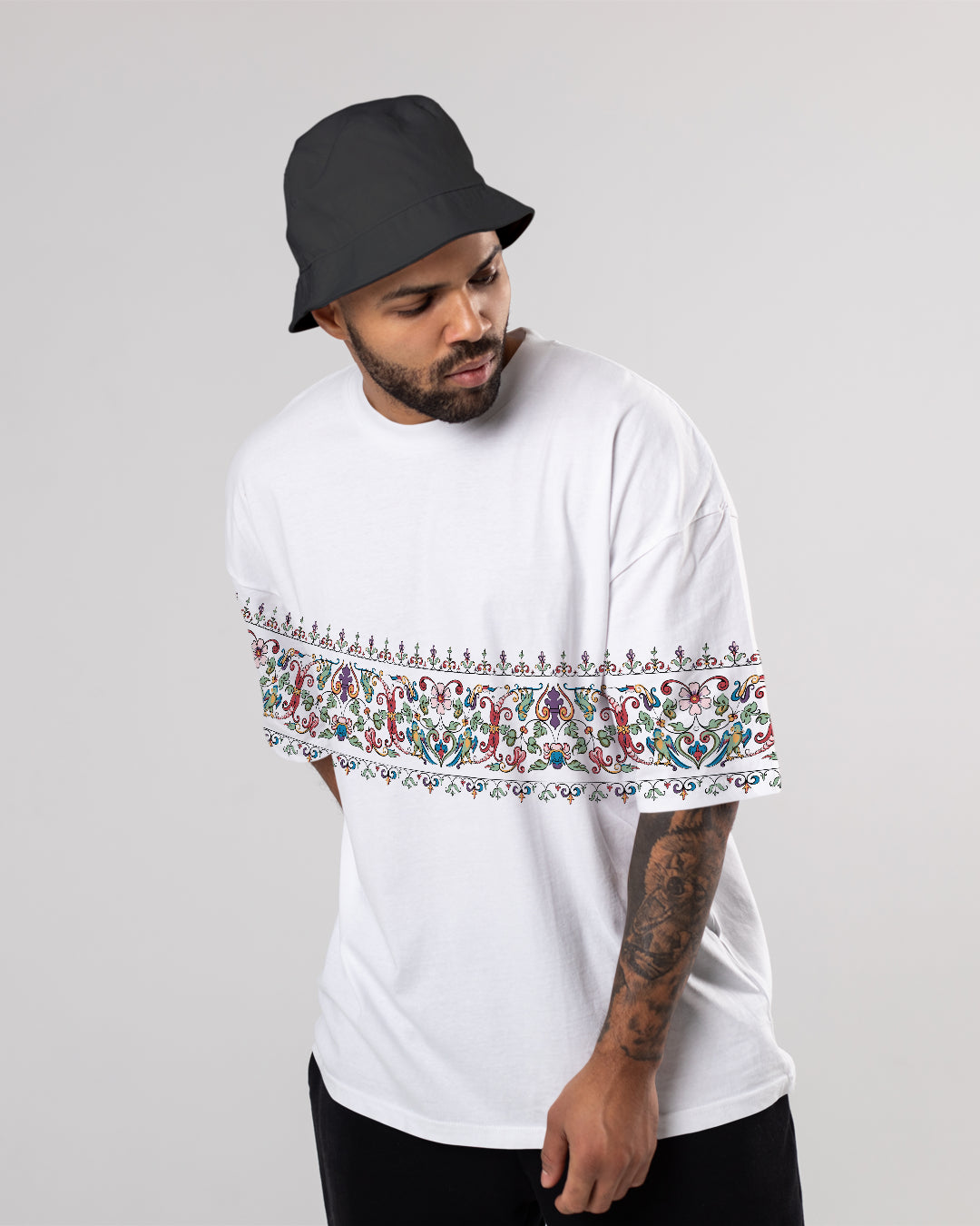 Mandala Men Oversized T-shirt cartoonpantii